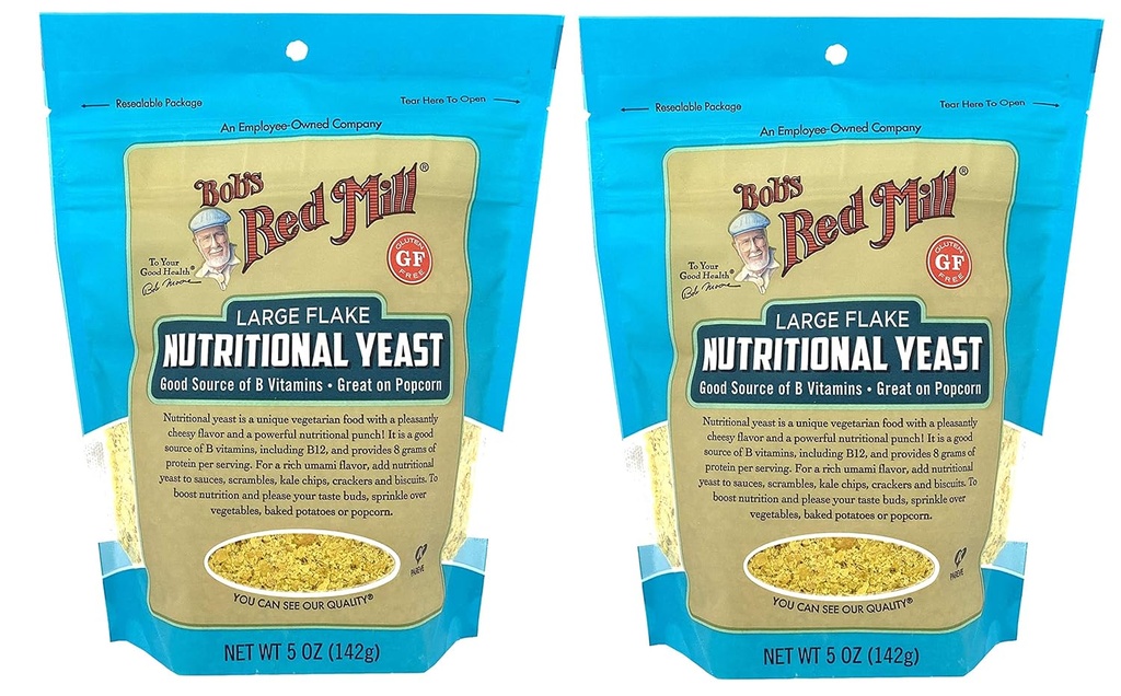 Bob's Red Mill Suur helves Toitumispärm 5 Ounce (pakk 2) Vegan Parm juustu asendamine