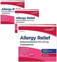 Liider Antihistamiin Allergia Relief Difenhüdramiin HCl, 25 mg Mini Tablets, 24 Count Pack 3