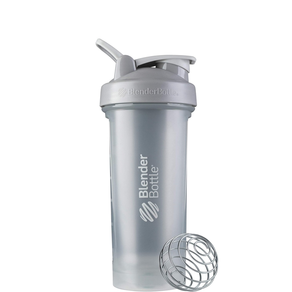 BlenderBottle Classic V2 Shaker Bottle Ideaalne valgu raputamiseks ja enne treeningut, 28-Ounce, Pebble Grey