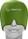 Migreen Relief Cap Ice Head Paki Peavalu ja Migreen Hat | Peavalu Relief Kuuma/Külma geeli Peajää Pakend näo ja silma peavalu Mask Kompress - Roheline