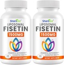 1500mg Fisetin Supplements - Võimas imendumine Liposomal Delivery, 98% puhas Fisetin, Polüfenool Antioksüdant tervisliku vananemise, mitte-GMO - 2 pudelit, 120 Softgels täiskasvanutele