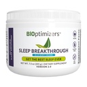 BIOptimizers Sleep Breakthrough 2.0 – Natural Support Supplement | Calming Relief Aid Adults | Non Habit Forming | 202,5 g Powder Blue Berry Dreams