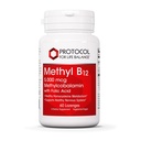 Protokoll Metüül B12 5,000mcg - vitamiin B12 homotsüsteiini metabolismi jaoks * - toetab aju tervist ja tervislikku närvisüsteemi * - Kosher, Halal & Vegan - 60 lozenges
