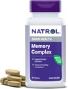 Natrol mälu kompleks Ginkgo Biloba 120mg ja B vitamiinid, toidulisand aju tervise ja mälu toetamiseks, 60 tabletti, 30 päeva pakkumine