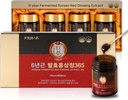 6-Year Fermented Korean Red Ginseng Extract | 4X 200g Bottles | 9.6mg Ginsenosides per 15g | Energy, Focus, Fatigue, Immune Support | Herbal Supplement for Men & Women