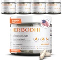 Menopaus hormonaalne tasakaal naistele, östrogeen soja isoflavoonid Menopausi lisand naistele, Ashwagandha, Black Cohosh kuumad vilgud Menopausi leevendus, öine higis leevendus 300Caps