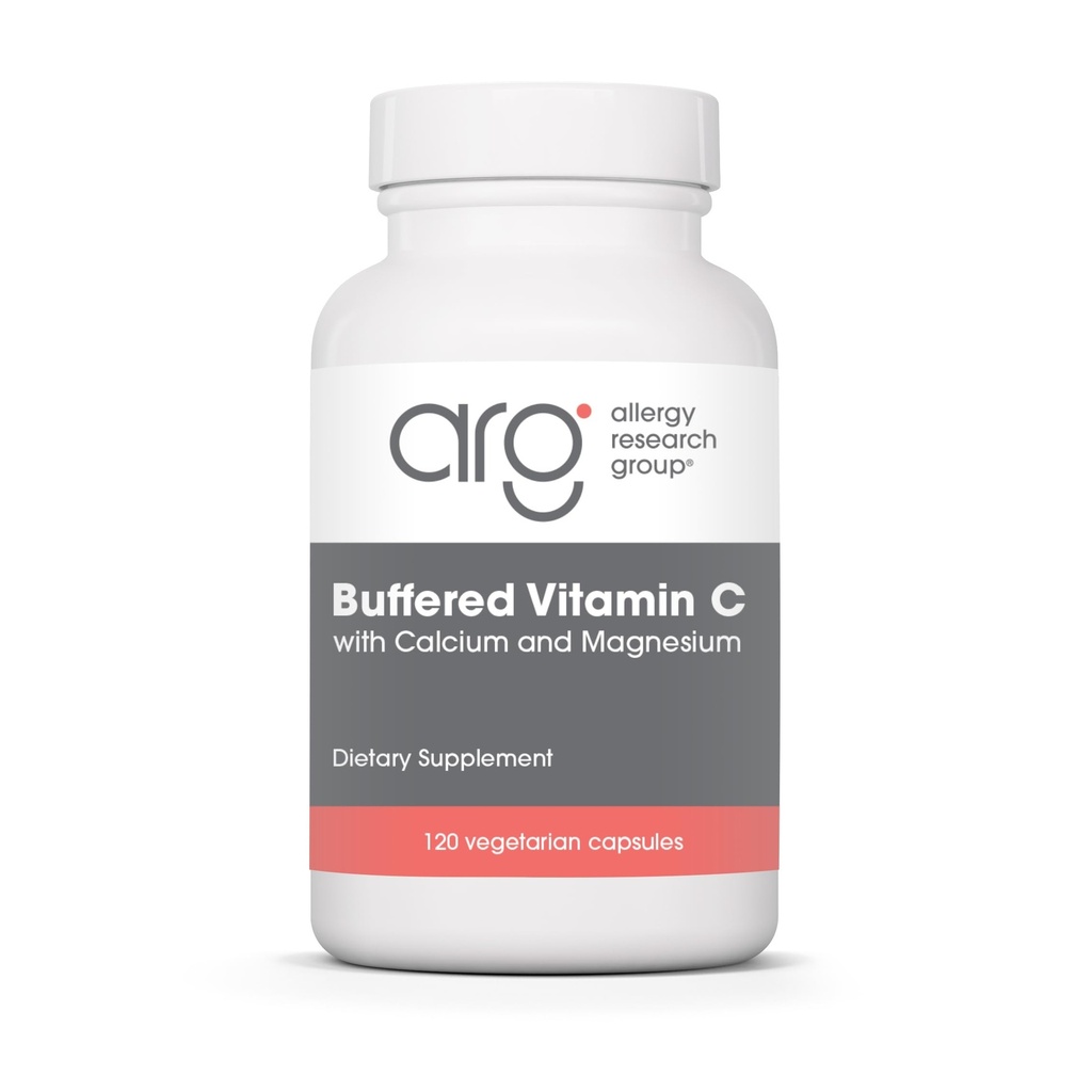 Allergia uurimisrühm puhverdatud C-vitamiin - puhverdatud C-vitamiin 100mg ühe serveerimise kohta, askorbiinhappe pulber kapslid kaltsiumi magneesiumkompleksiga, immuunsus - 120 kapslit
