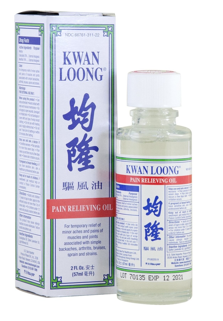 Kwan Loong Valu leevendab aromaatset õli (2 fl oz)