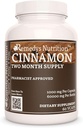 Remedy toitumine Cinnamon Bark Ceylon | 1000 mg, 60 Vegankapslit Taimne toidulisand | Kahe kuu pakkumine