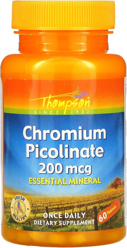 Thompson Chromium Picolinate, 60 tabletti