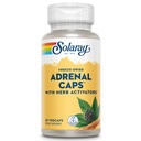 SOLARAY Adrenal Caps, külmkuivatatud - Wellness Support Adrenal kokteil koos ürdi aktivaatoritega Eleuthero, Gotu Kola, lagrits ja nelk - Lab Kinnitatud, 60-päevane garantii - 30 Servings, 60 VegCaps