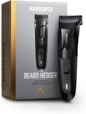 MANSCAPED® The Beard Hedger® Premium Meeste habeme trimmer, 20 pikkust reguleeritavat plaatratast, roostevabast terasest T-Blade täpseks näo juuste trimmimiseks, juhtmeta veekindel märg / kuiv Clipper