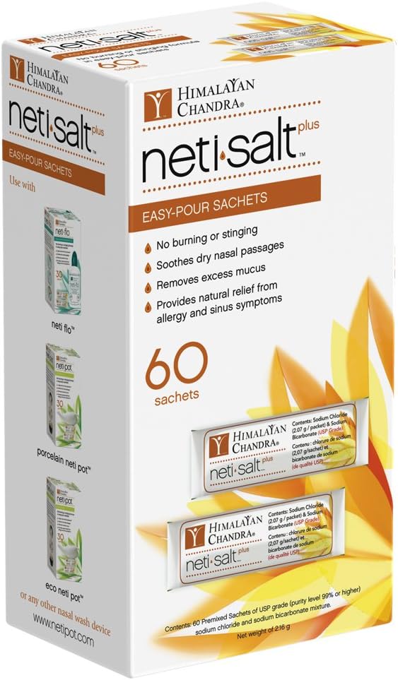 Himalayan Chandra Neti Salt Plus Täitke Sachet 60c