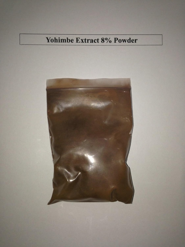 8% johimbiin Yohimbe koore ekstrakt pulber / afrodiin 100 grammi