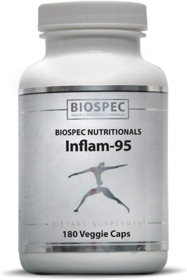 Inflam-95 - ingveri juure ekstrakt 2000 mg, kurkumiini juure ekstrakt, boswellia serrata ekstrakt, nõgeslehe ekstrakt, bioperiin - tervisliku põletikulise vastuse toetamine *