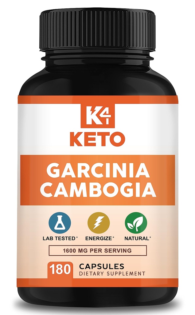 Garcinia cambogia 1600 mg (180 kapslit) - Puhas looduslik ekstrakt pillid - standardiseeritud Garcinia cambogia Alternatiivne tilgad, kummikud, vedelik, tee ja pulber