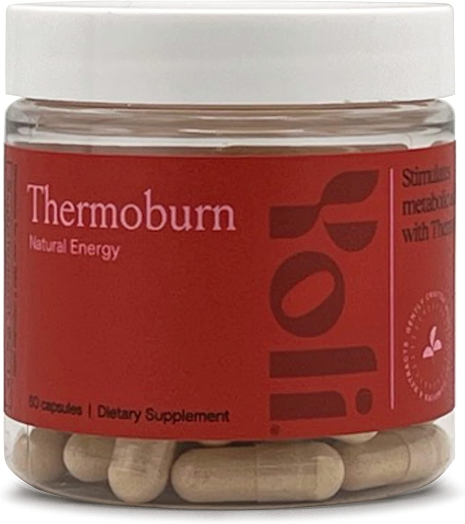 Yoli® Thermoburn energialisa rohelise teelehe, Guarana, koliin, Vaarika ketoonid ja Thermo-G Proprietary Blend - energiavitamiin, 60 kapslit