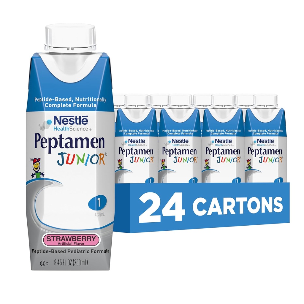 Peptamen Junior Supplement, Maasikas, 8.45 Vedelik Ounce, 24 pakend