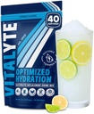 Vitalyte Electrolyte Powder Drink Mix, Isotonic Electrolyte Hydration Mix, Gluten Free Post Workout Powder Mix, Pack of 1, 35 oz., Cool Citrus Maitse
