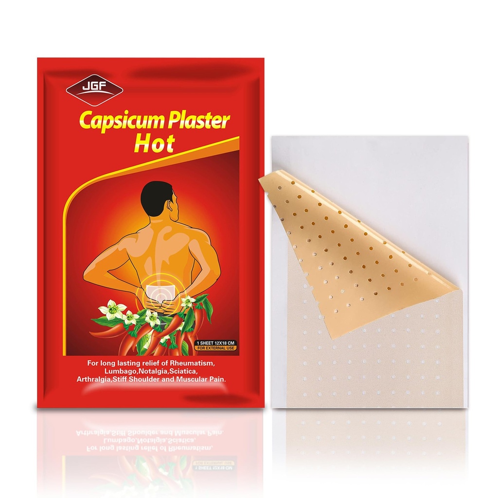 Kapsaitsiin Patches 20 Pack 4.72 "x7.08" Hot Capsicum Patches