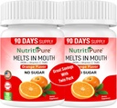 Näritav raualisand naistele / meestele | karbonüülraud 18 mg C-vitamiiniga 30 mg | Tablett oranžis maitses 90 krahv (2)