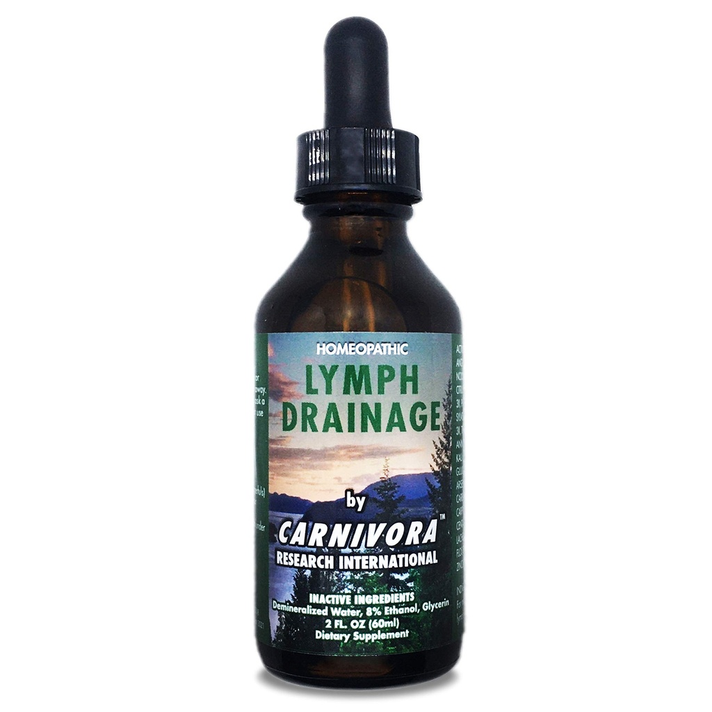 Karnivora - Lümfi äravoolu tilgad - stimuleerib ja puhastab teie lümfisüsteemi - loputab rakkude jäätmeid, suurendab energiat, võitleb ammendumisega. 2 Fl Oz (pakk 1)