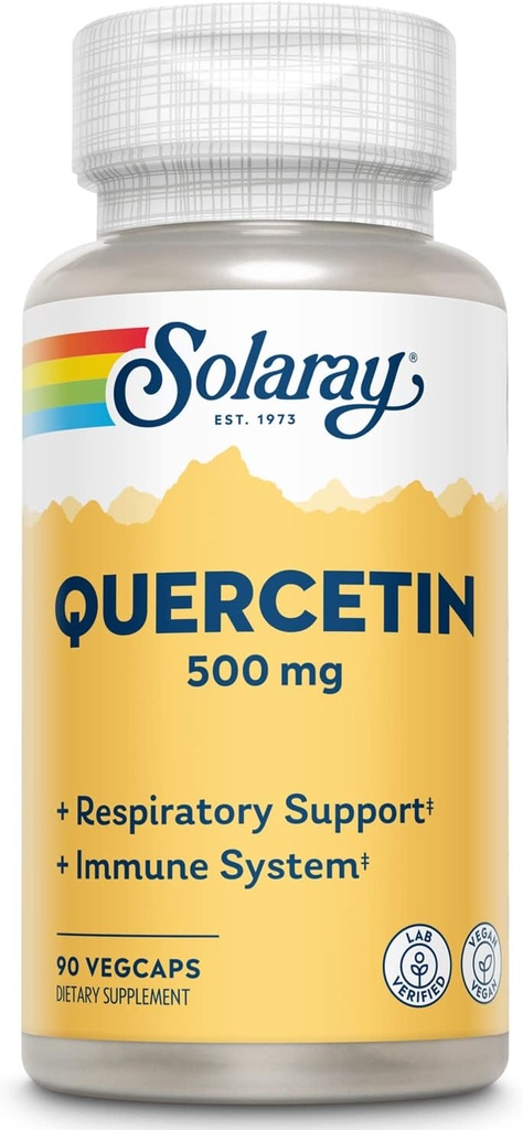 SOLARAY , Quercetin , 500 mg , 90 VegCaps