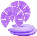 Kuum / külm Rinnaga geel Bead Jääpakendid Rindade jahutamine / Kuumapadjad rinnaga toitmise, põetamise valu, mastiit, engorgement, turse, pistetud kanad | Suurendage piima maha ja tootmine,2 Pack (Purple)
