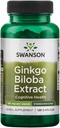 Swanson Ginkgo Biloba ekstrakt 24% 60 milligrammi 120 kapslit