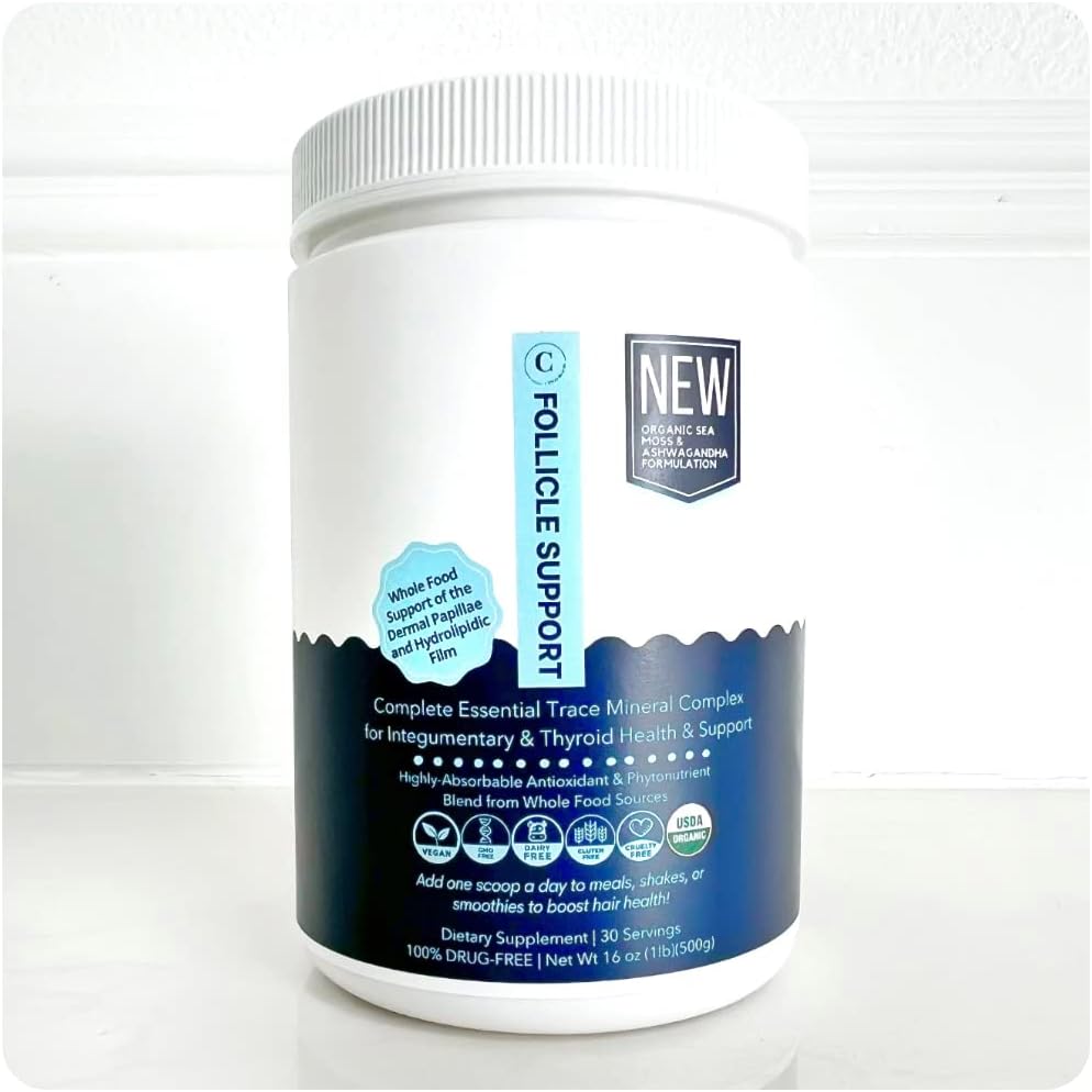 CRISAN Täielik juuksefolliikulite toetus juuste kasvu täiendus - Sea Moss, Saw Palmetto, Amla ja palju muud