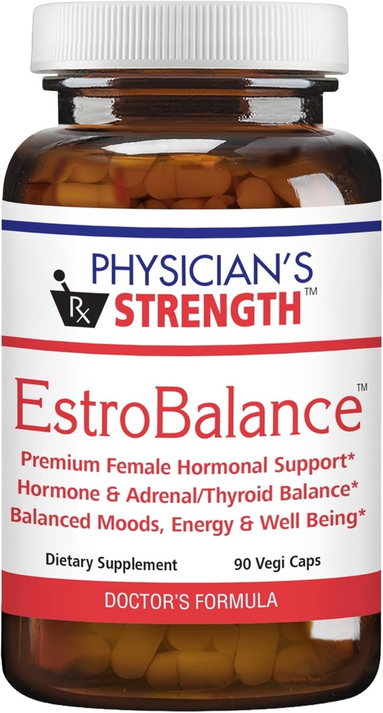 Arsti tugevus EstroBalance - 90 Vegi Caps - Hormoonsüsteemi Metaboolne tugi - 45 Servings