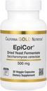 California Gold Nutrition EpiCor®, kuivatatud pärmi Fermentaat, 500 mg, 30 Veggie kapslit