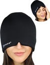 Kiire tegutsemine Migreen Relief Cap - mõeldud migreeni, Sinus Pinge Peavalu Relief, Double Layer Gel Jäämask, Therapeutic Migreen Mask - Külm ja kuum tihendamine, One Size Fits All