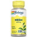 SOLARAY Neem Leaf 400mg | Tervislik veri, naha ja immuunsüsteemi tugi | Mitte-GMO, Vegan & Lab Kinnitatud | 100 VegCaps