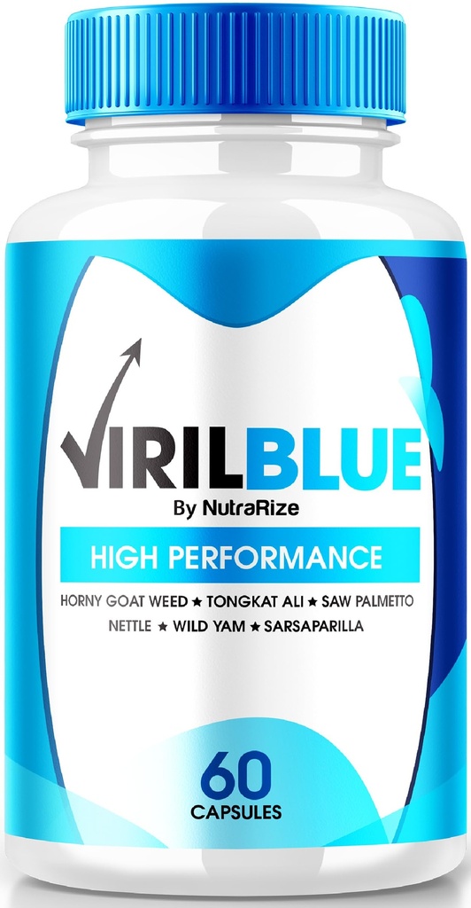 VirilBlue kapslid meestele, Viril Blue Mees Supplement, All-Natural Formula toetada jõudlust ja enesekindlust, Premium Toitumine üldise tervise, Ametlik Pills Review (60 kapslit)