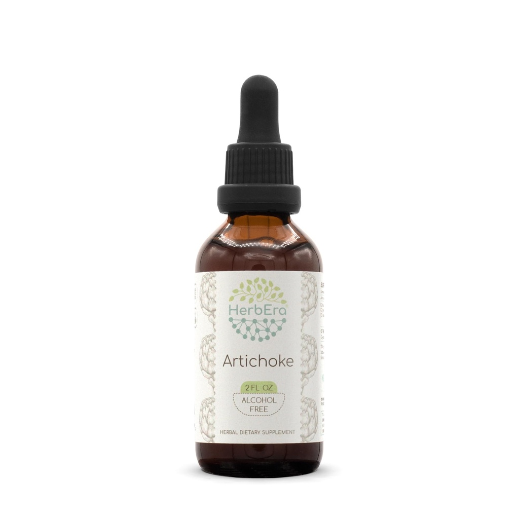 HerbEra artišokk B60 Alkoholivaba taimeekstrakti tinktuur, kontsentreeritud vedelik tilgad looduslik artišokk (Cynara scolymus) (2 fl oz)
