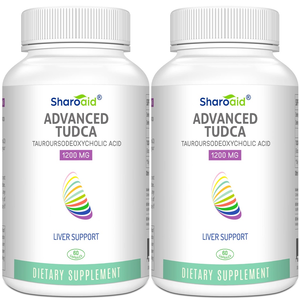 TUDCA Maksatoetuslisad 1200 mg-kolmanda osapoole testitud sooli maks Detox Cleanse-High Strength Formula-Vegan kapslid maks, kubemepõis, neerude tervis, 2 pudeli-120 kapslit
