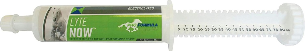 Uckele Lyte Now Syrings for Horses - Täisspektriga elektrolüüt Paaste hobustele - Hobuste mineraalvedeliku täiendamine - 3 annust - 80 CC