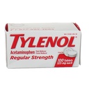 Tylenol Reg Strngth 100'S Suurus 100ct Tylenol 325 Mg Regulaarne Tugevusvalu Reliever