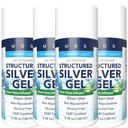 Täiendav tugevus Kolloidhõbegeel 30ppm Aloe Vera - pH tasakaalus struktureeritud hõbe - kolmekordne tugevus Soothe & Relieve - Lihtne pumbapudel, 3.38Oz (4 Pack)