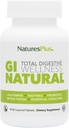 Natures Plus GI Natural Total Digestive Wellness - 90 Bi-Layered Tablets, Pakend 2 - koos L-Glutamiini, probiootikumid, prebiootikumid ja ensüümid - Gluteenivaba - 60 Kokku Servings