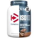 Dümatiseerida ISO100 vadakuvalgu isolaat, Fudge Brownie, 25 g valku, 3 naela, 5,5 g BCAA-d, vähem kui 120 Cal., Gluteenivaba, 1 g rasva, 1 g suhkrut, 2 g Carb (42 Servings)