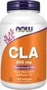 NOW Supplements, CLA (konjugeeritud linoolhape) 800 mg, toiteõli, 180 Softgels