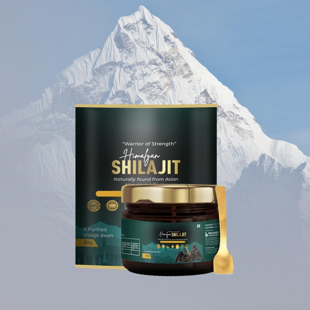 Bhumiija ja Life Science Orgaaniline Vaik Shilajit täiendada meestele ja naistele