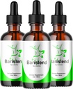 (3 Pack) Barislend tilgad, Barislend Vedelik, Ametlik Barislend Vedeliktilgad, Barislends Täiustatud Vedelik Drop Valem, Barislend Drop Supplement Premium Vedelik Supplement Support, 3 pudelit 3 kuud