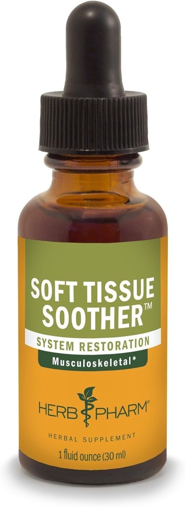 Herb Pharm Pehme Koe Soother Taimne Vedel Valem lihas-skeleti süsteemi toetuseks - 1 Ounce
