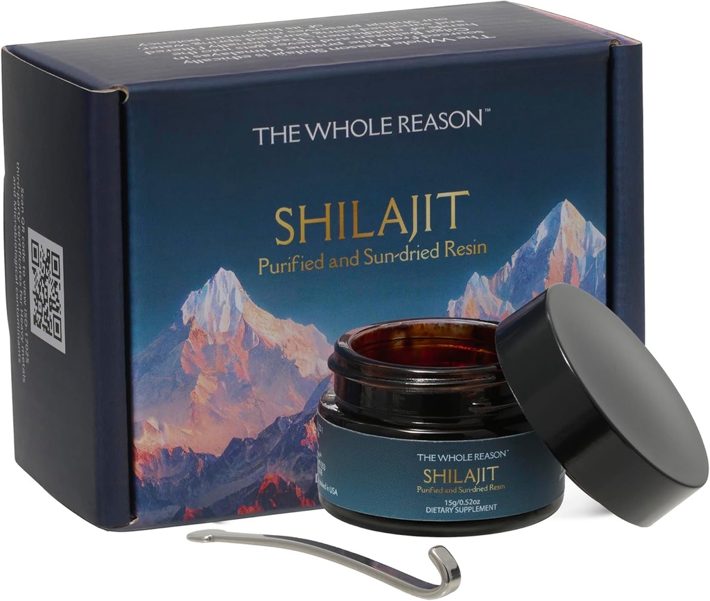 Puhas ehtne Himaalaja Shilajit vaik - kõrge tugevusega kullaklassi Shilajit lisand koos jälgi sisaldavate mineraalidega meestele ja naistele, looduslik fulviinhape energia, elujõu ja immuunsuse jaoks, 15 g valmistatud USA-s