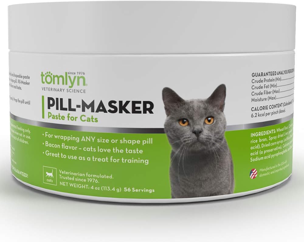 Tomlyn Pill-Masker Bacon-Flavored Paste for Cats, 4oz