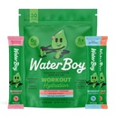 Waterboy Workout Hydration | 2,960mg Suhkruvaba elektrolüüt pulbri pakendid | L-Glutamiin + vitamiinid | Ei suhkrut, kõik looduslikud, gluteenivabad (Variety)