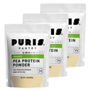 PURIS Orgaaniline hernevalgupulber – USDA Orgaaniline Veganvalk | 27 g Taimevalku Serving | Mitte-GMO Gluteenivaba Sojavaba | Puhas silt | Sile maitse | 2 lb (3 Pack)